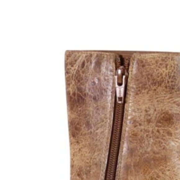 NEW DIBA TRUE Leather Mont Pelier Booties IN tan for women 1025 4m2 - Picture 5 of 9